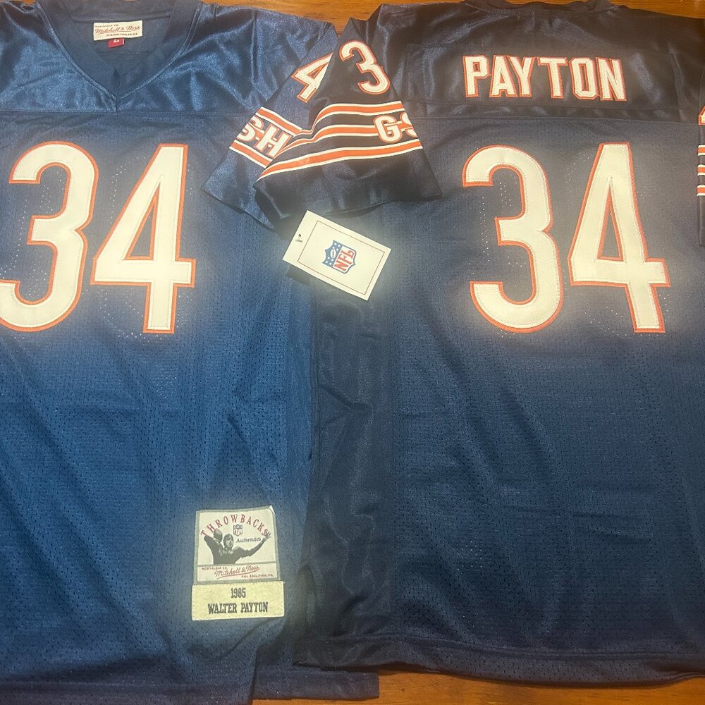 Mitchell and Ness CHICAGO BEARS WALTER PAYTON Men's JERSEY Sz M,L,XL,2X NWT